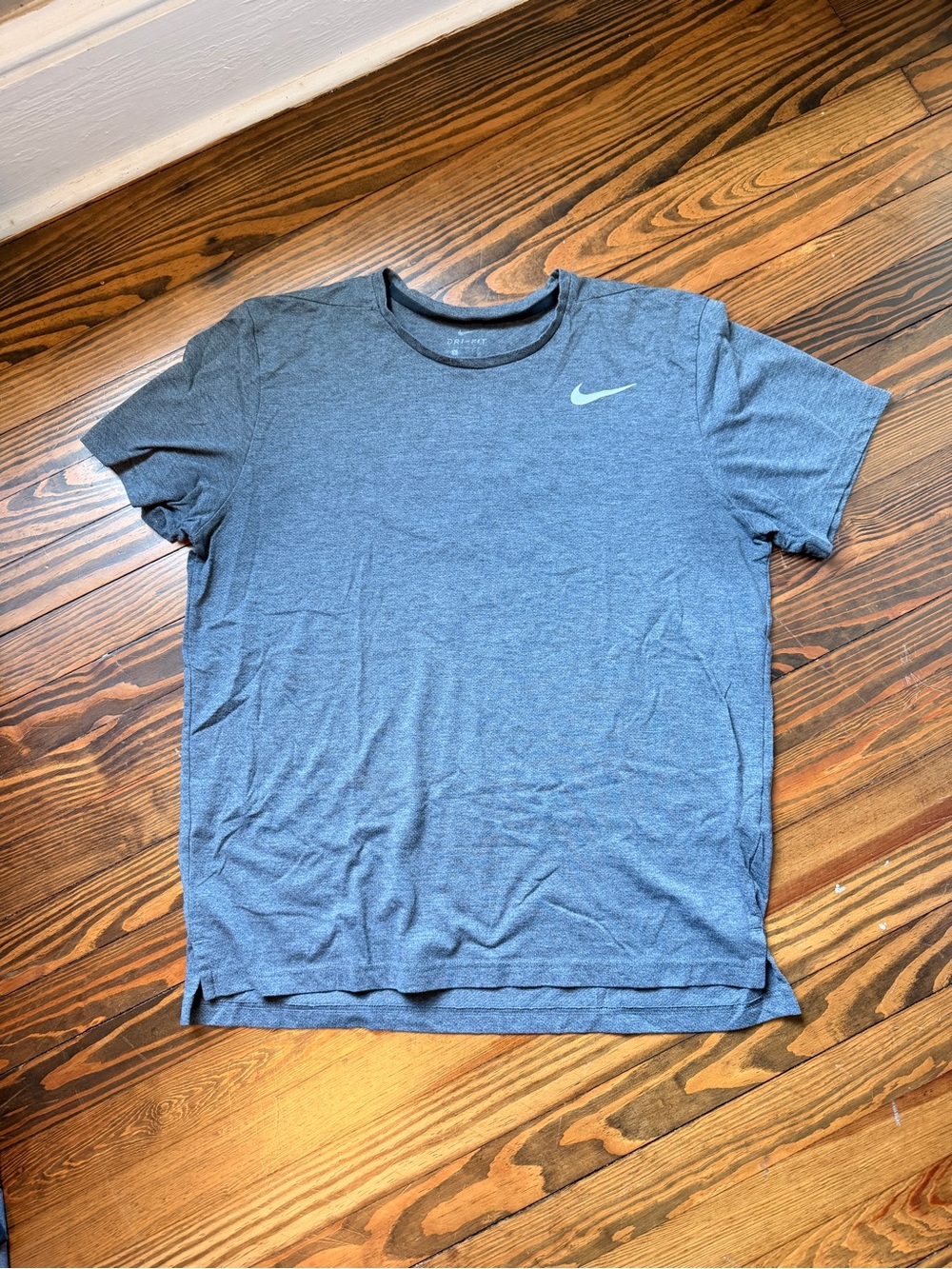 Nike Men's Heather Slate Blue Short Sleeve Tee